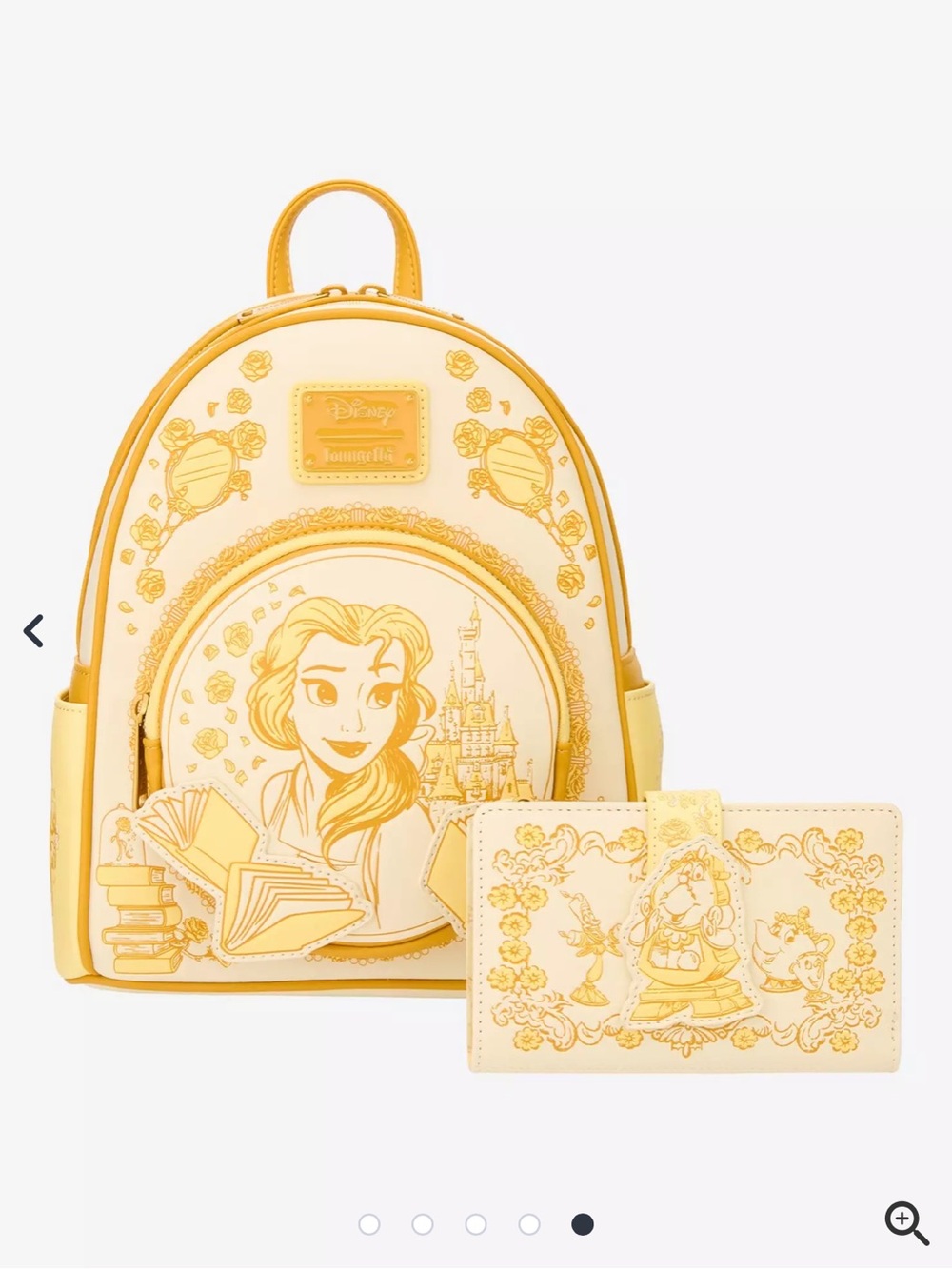 Loungefly Beauty and the Beast Belle Tonal Sketch Portrait Mini Backpack - Picture 5 of 9